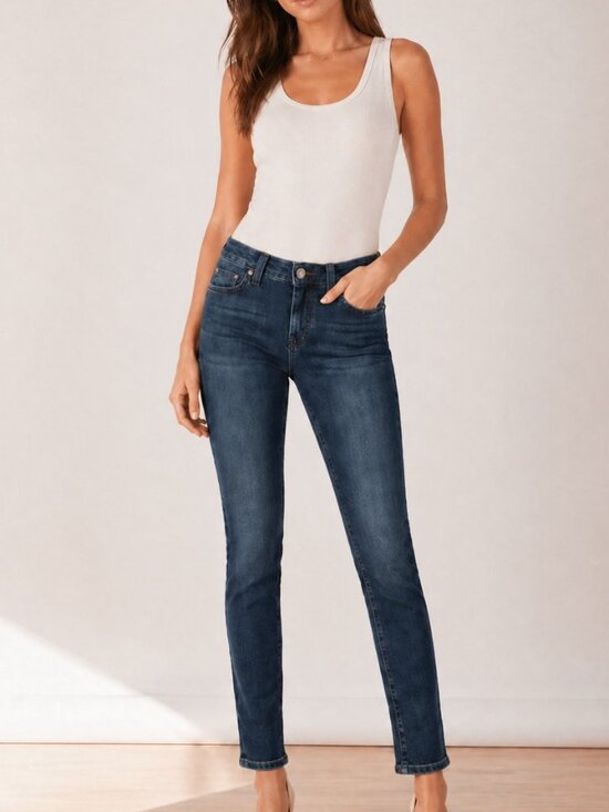 MiH Denim - MiH Breathless Low Rise Skinny Jeans Ricky Dark Wash 26 Italy